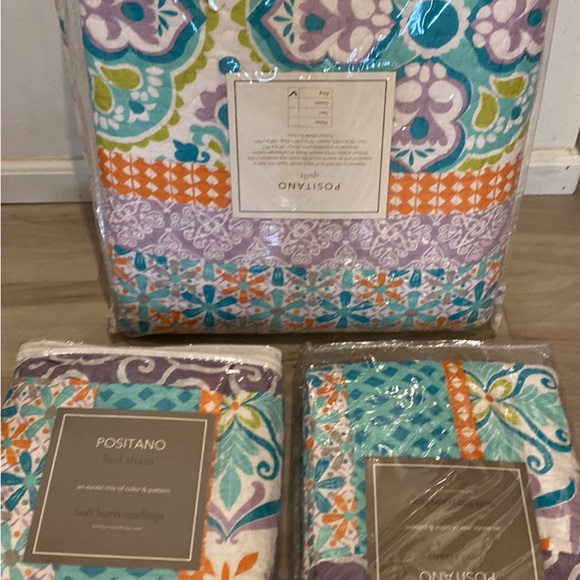 Soft Surroundings Bedding New Soft Surroundings Positano Quilt King